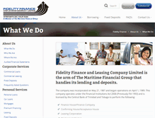 Tablet Screenshot of fidelityfinancett.com